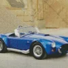 Blue Cobra Car Diamond Painting