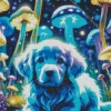 Blue Dog Animal Diamond Painting