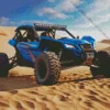 Blue Dune Buggy Diamond Painting