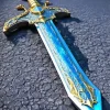 Blue Sword Diamond Painting