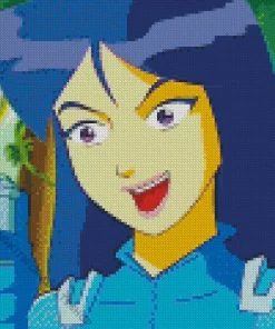 Blue Totally Spies Diamond Painting