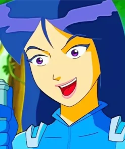 Blue Totally Spies Diamond Painting