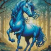 Blue Unicorn Diamond Painting