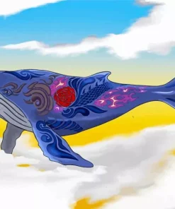 Blue Whale Art Diamond Painting