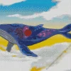 Blue Whale Art Diamond Painting