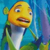 Blue Yellow Fish Oscar Diamond Painting