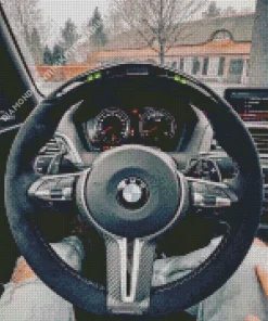 BMW Steering Wwheel Diamond Painting