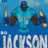 Bo Jackson Poster Diamond Painting