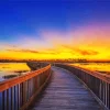Boardwalk Sunset Diamond Painting