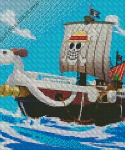 Boat From One Piece Diamond Painting