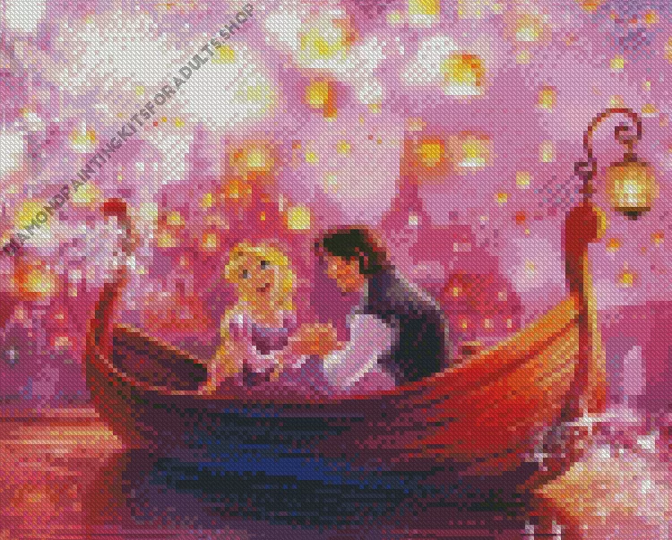 boat from tangled Diamond Paints Boat From Tangled Diamond Painting