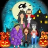 Bobs Burgers Halloween Diamond Painting