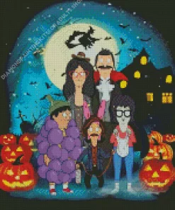Bobs Burgers Halloween Diamond Painting