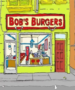 Bobs Burgers Store Front Diamond Painting