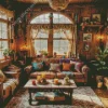 Bohemian Cabin Diamond Painting