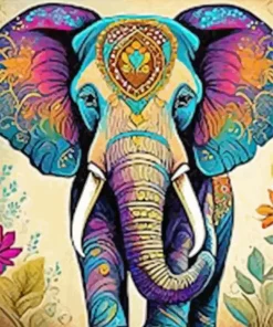 Bohemian Elephant Diamond Painting
