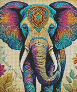 Bohemian Elephant Diamond Painting