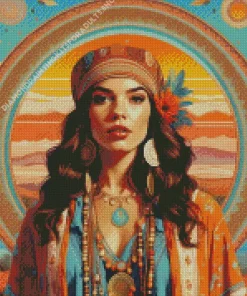Bohemian Girl Diamond Painting