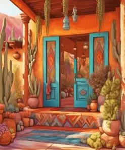 Boho House Art Diamond Painting