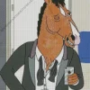 Bojack Horseman In Suit Diamond Painting