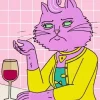 Bojack Horseman Princess Carolyn Diamond Painting