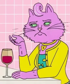 Bojack Horseman Princess Carolyn Diamond Painting