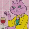 Bojack Horseman Princess Carolyn Diamond Painting