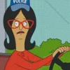 Boob Police Hat Bobs Burgers Diamond Painting