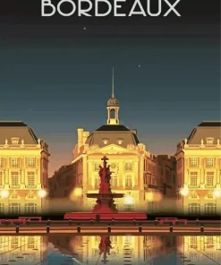 Bordeaux Place De La Bourse Diamond Painting