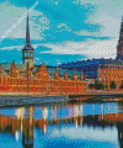 Borsen Copenhagen Historical Place Diamond Painting