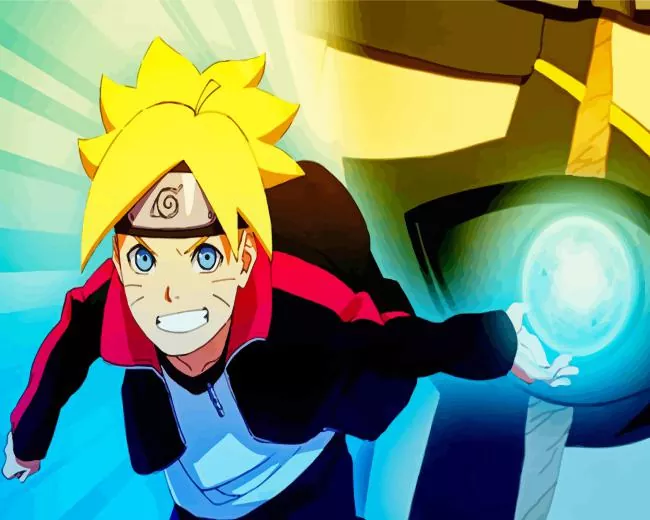 boruto uzumaki Diamond By Numbers Boruto Uzumaki Diamond Painting