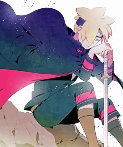 Boruto Uzumaki Anime Character Diamond Painting