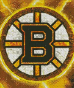 Boston Bruins Logo Diamond Painting