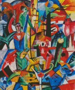 Bucolic Landscape By Heinrich Campendonk Diamond Painting