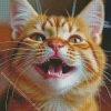 Cat Smiling Diamond Painting