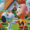 Charlie And Snoopy Diamond Painting