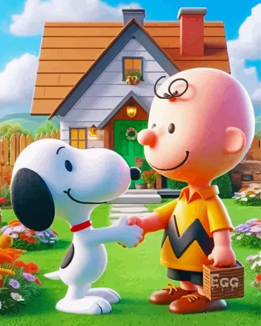 charlie and snoopy Diamond Paints Charlie And Snoopy Diamond Painting