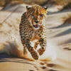 Cheetah Running Diamond Painting