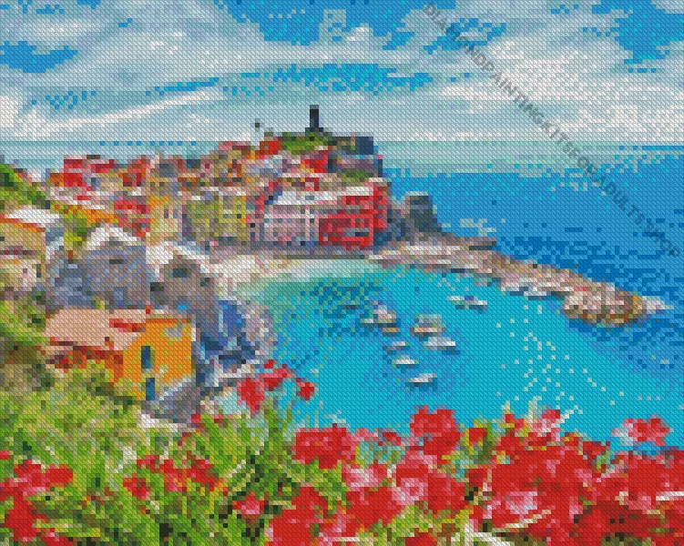 cinque terre italy Diamond Dotz Cinque Terre Italy Diamond Painting