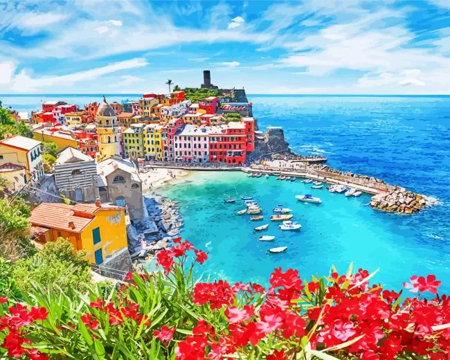 cinque terre italy Diamond Paintings Cinque Terre Italy Diamond Painting