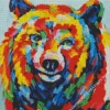 Colorful Bear Diamond Painting