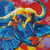 Colorful Buffalo Diamond Painting