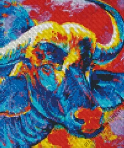 Colorful Buffalo Diamond Painting