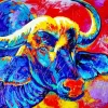 Colorful Buffalo Diamond Painting