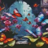 Colorful Butterflies Art Diamond Painting