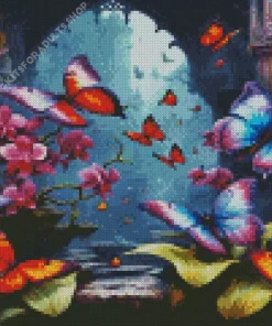 Colorful Butterflies Art Diamond Painting