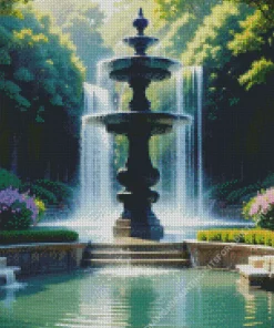 Cool Fountain Diamond Painting