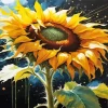 Cool Sunflower Diamond Painting