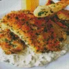 Crispy Haddock Fish Diamond Painting