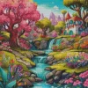 Cute Fairy Landscape Diamond Painting